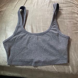zara crop tank